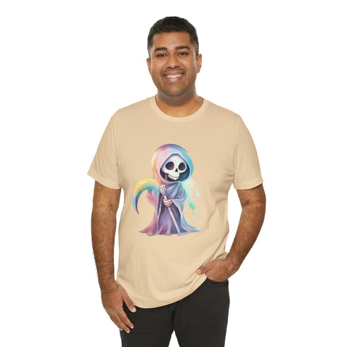 Cute Colorful Reaper - Short Sleeve Tee